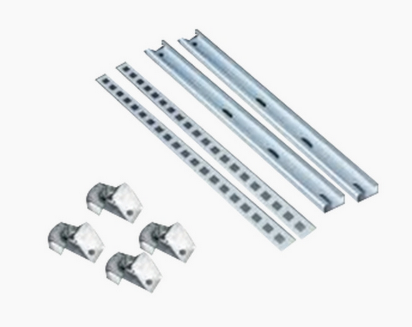 WA080, Wertek-Boxes, Poste de fijación posterior para fijar gabinetes st de forma verticald de hasta 600mm (4 pzas )