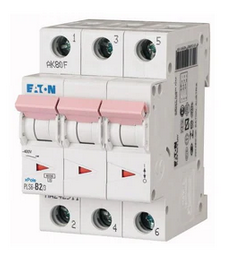 PLS6-C4/3-MW, Moeller, 242941 interruptor termomagnetico 3polos-4amps