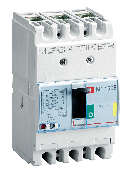 T713E40, Bticino Termos, Interruptor termomagnetico mca btcino tipo m1 160e 3p 40a