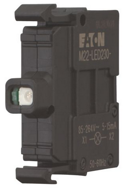 M22-LED-R, Moeller, 216558 base con led rojo para 12-30vac/vdc.
