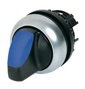M22-WRLK-B, Moeller, 216831 selector de dos posiciones fijas iluminado azul