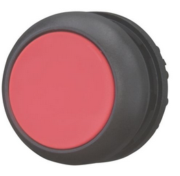 M22S-D-R, Moeller, 216595 boton no iluminado rasante rojo anillo negro