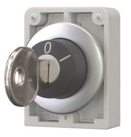 M30C-FWRS, Moeller, 187092 selector 2 posiciones con llave, de 30 mm