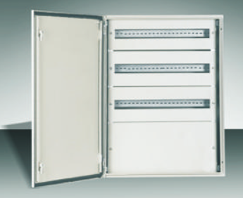 MDST53, Wertek-Boxes, Gabinete con 3 lineas de 9 polos, mont. en riel. (suman 27)