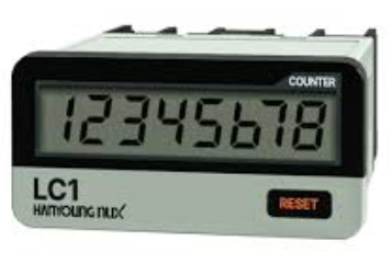 LC1, Han Young Nux, Contador de contacto, 8 digitos p/1 a 1000khz, c/reset.