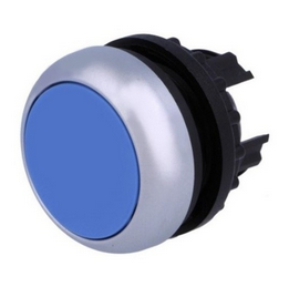 M22-D-B, Moeller, 216600 pulsador rasante azul