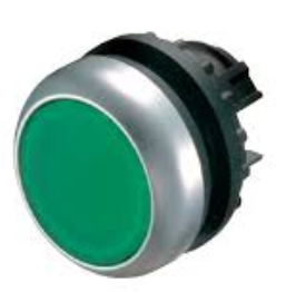 M22-D-G, Moeller, 216596 pulsador plano verde