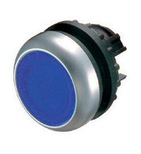 M22-DL-B, Moeller, 216931 pulsador iluminado azul.