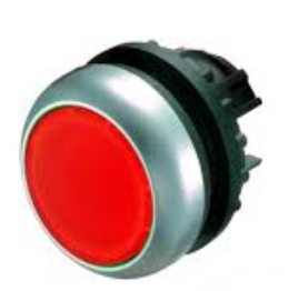 M22-DRL-R, Moeller, 216946, boton iluminado rojo, con retencion.