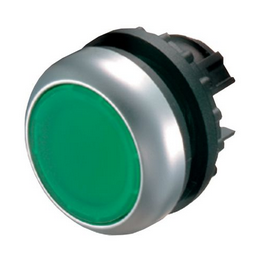 M22-DRL-G, Moeller, 216948, m22-rl-g, pulsador iluminado verde c/ retencion..