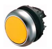 M22-DRL-Y, Moeller, 216950 pulsador iluminado ambar de 22mm, c/retencion.