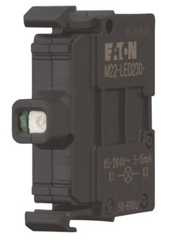 M22-LED-G, Moeller, 216559 base con led verde para 12-30vac/vdc.