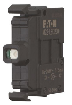 M22-LED-B, Moeller, 218057 base con led azul para 24vdc.