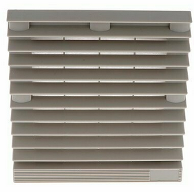 G80, Jiulong, 38035 filtro blanco c/ louver 100x100mm p/ ventilador de 80x80mm