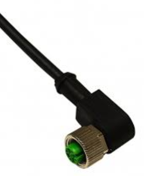 CD12M/0B-050C1, Diell, 11011, codo m12 de 4 hilos, con 5m de cable.