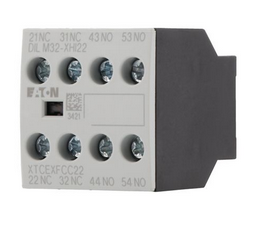 DILM32-XHI31, Moeller, 106112 bloque de aux. frontal 3 na1nc p/contactor hasta 32a