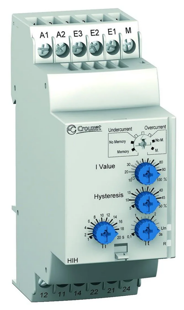 C_84-871-130, Crouzet, Control de corriente p/0.1 a 10a, sal 1p2t, p/ 24vac/vdc a 25ovac