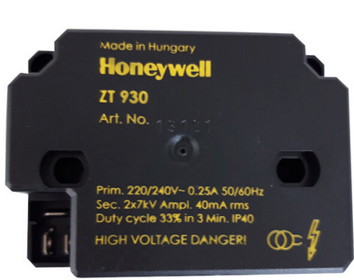 13224, Honeywell, Transformador satronic (zt930) de 2 salidas de 7 kv