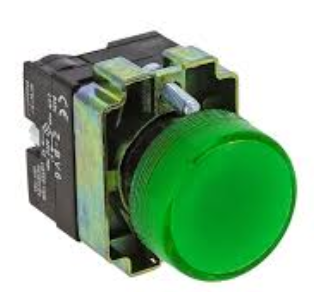 XB2-BV63, Wertek, Piloto verde para foco ba9s, de alimentacion directa.