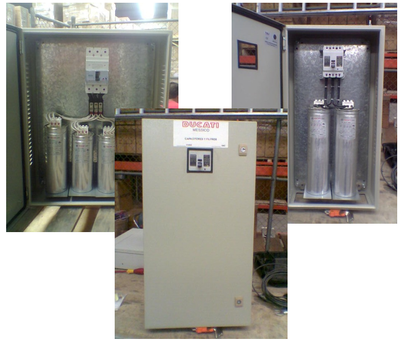 005/2-D2-C/T, Ducati Bancos, Banco de capacitores fijo de 5 kvar en 220vac con termomagnetico