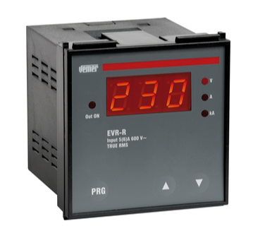 VM332400, Ersce, Volt-ampermetro digital  72x72mm,c/ sal. a rele, alim, 230v, vemer