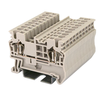 AK2.5, Dinkle, Clema de paso t. muelle de 2.5mm2 p/20a, 600v, p/al. 30 al 12. (160851)