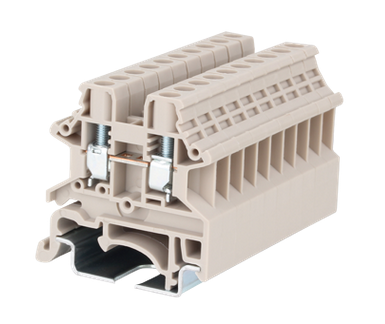 DK4N, Dinkle, Clema de paso de 4mm2, p/30a, 600v cal. 22-10 (102010).