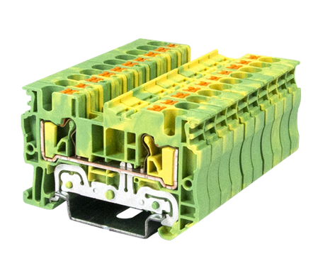 DP4N-PE, Dinkle, Clema de puesta a tierra, push in, ancho: 6.1mm, 600v (205136)