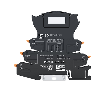 RER-H1C-24, Dinkle, Relevador tipo clema de 24 vca / vcc, 11.1 ma, 1c 6amp