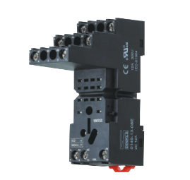 0149-13-08E, Dinkle, Base para relevador rer-s2 de 8 patas planas