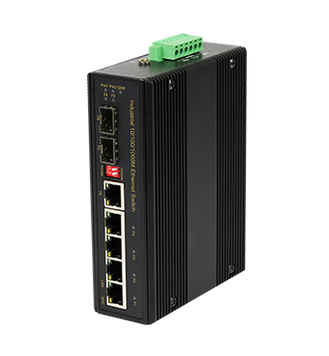 0401-0374, Dinkle, Switch autogest. 5xrj45 10/100/100basetx, 4 gigabit 30w pse, 2xsfp 100/1000m basex 12-56vdc, poe