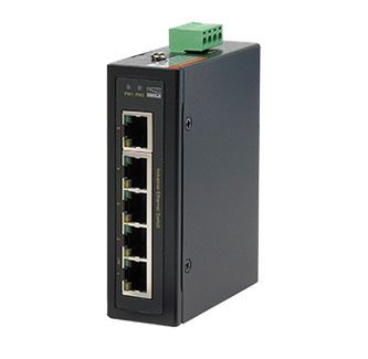 0401-0051, Dinkle, Switch autogestionado 5 puertos rj45 10/100baset (x) 12-56vdc  -40 a 75 c (124084 y 124085)