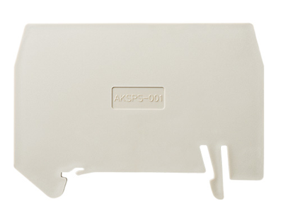 AKSPS-001, Dinkle, Placa de particion para clema dph1.5 y dph2.5, p-lup