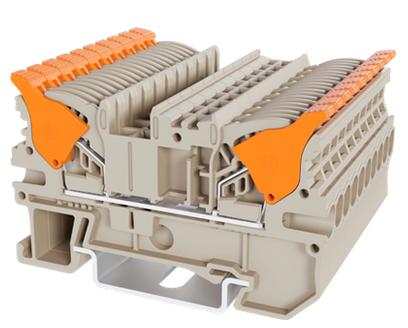 DPH2.5, Dinkle, Clema de paso p-lup 2.5mm2, p/20a, 600v cal. 26-12