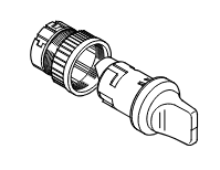1SFA616 200R1102, ABB, Boton selector 2 pos. iluminado verde