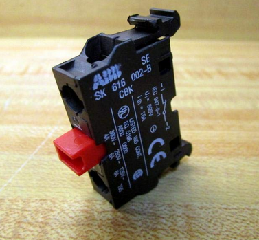 SK 616 002-B, ABB, 1 n.c. block de contacto para botonera