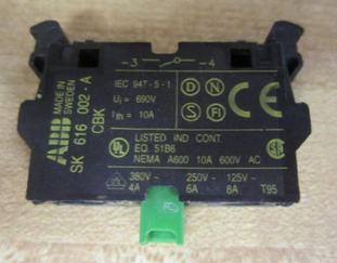 SK 616 002-A, ABB, 1 n.a. block de contacto para botonera
