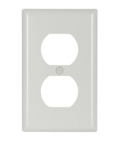 2132W, Arrow Hart, Placa p/cont. plastica blanca*3132w