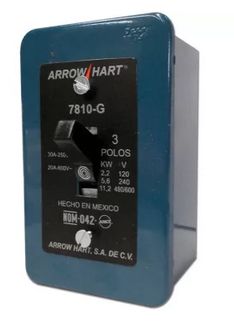 AH-7810G, Arrow Hart, Contactor manual 30a.250v.c/caja