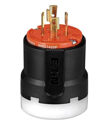 AHCL1420P, Arrow Hart, Clavija nylon 20a 125/250v 3p 4h arrow hart