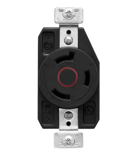 AHCL830R, Arrow Hart, Receptaculo sencillo 30a 480v 2p3h media vuelta