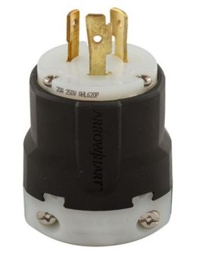 AHL620P, Arrow Hart, Clavija 20a 250v nema l6-20 arrow hart