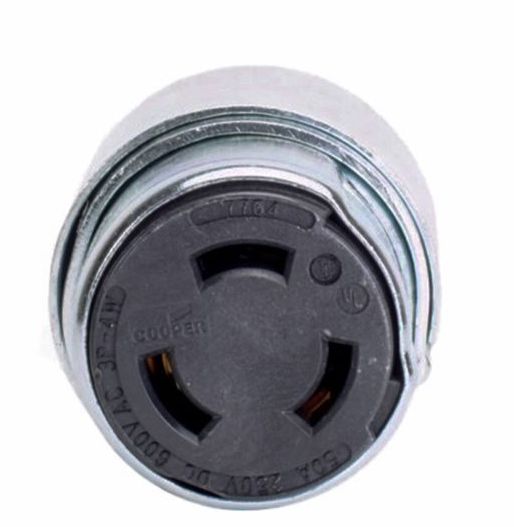 AH_7764, Arrow Hart, 3p 4w 50a 600v armored connector