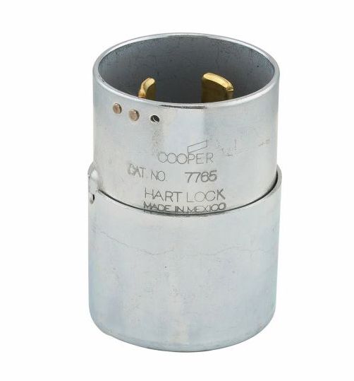 AH_7765, Arrow Hart, 3p 4w 50a 600v armored plug metalica