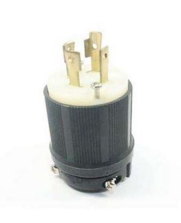 CWL1630P, Arrow Hart, Clavija nylon 30a 480v 3p blanco y negro