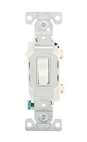 CSB115W, Arrow Hart, Interrupto de palanca bco.15a 120/277