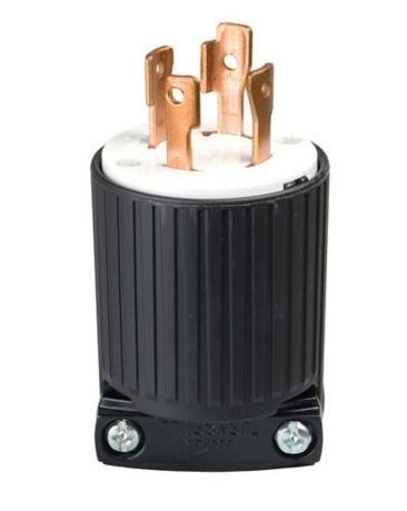 L1430P, Arrow Hart, Clavija 30a 125/250v 3p4w lkg bw