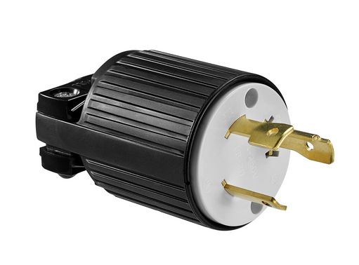 L630P, Arrow Hart, Clavija 30a 250v 2p3w lkg bw