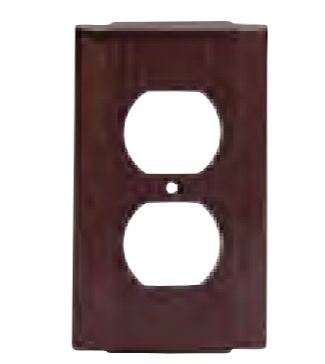 WD91101, Arrow Hart, Placa baquelita p.recep. duplex