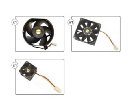 176F3883, Danfoss VLT, Vlt kit de mantenimiento de ventiladores frame d3h